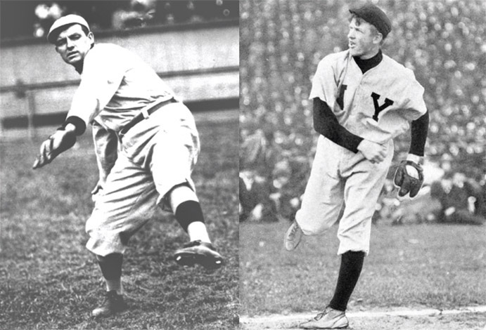 Joe McGinnity and Christy Mathewson