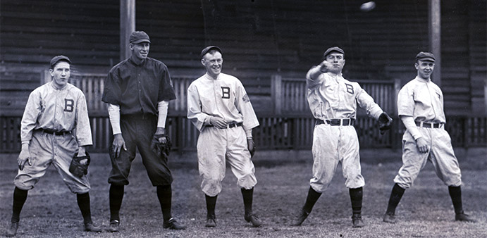 Johnny Evers and Boston Braves teammates