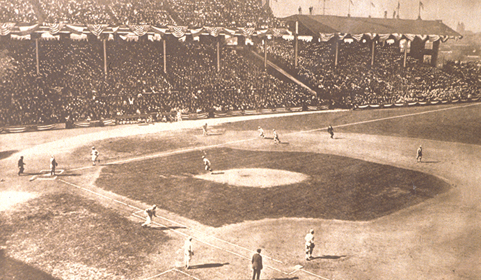 Chick Gandil base hit, 1919 World Series