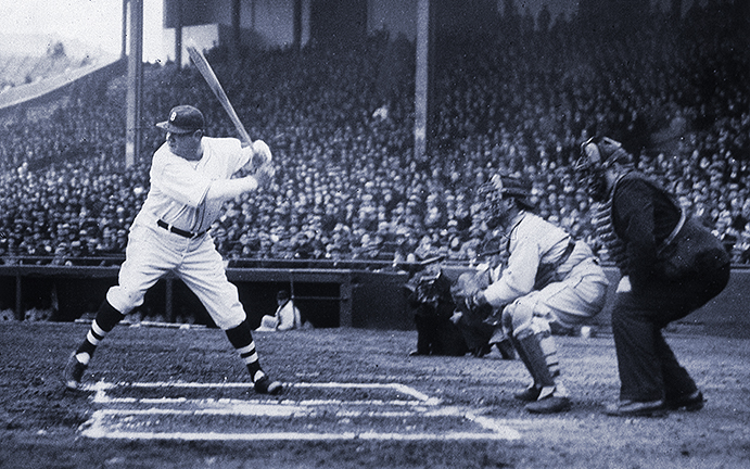 Babe Ruth with the Boston Braves