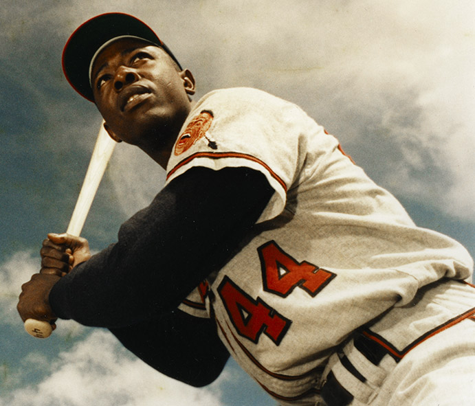 1957 hank aaron jersey