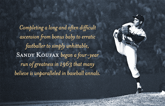 Koufax' pitching career short, stunning