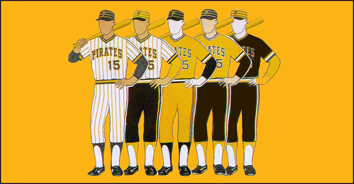 MLB Pittsburgh Pirates 1977 uniform original art – Heritage Sports Art