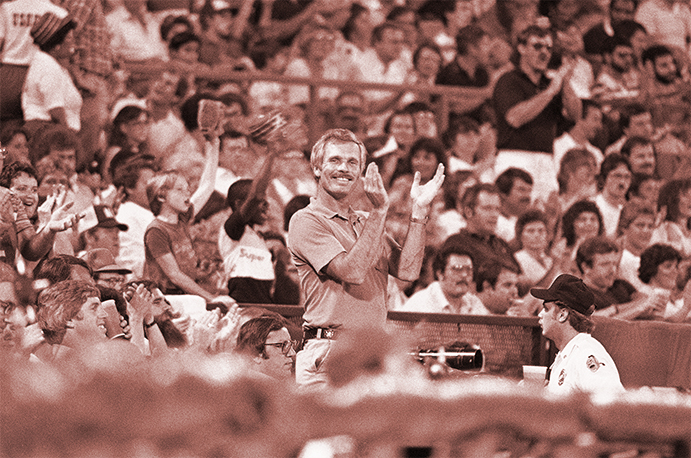 Ted Turner among the Braves’ crowd