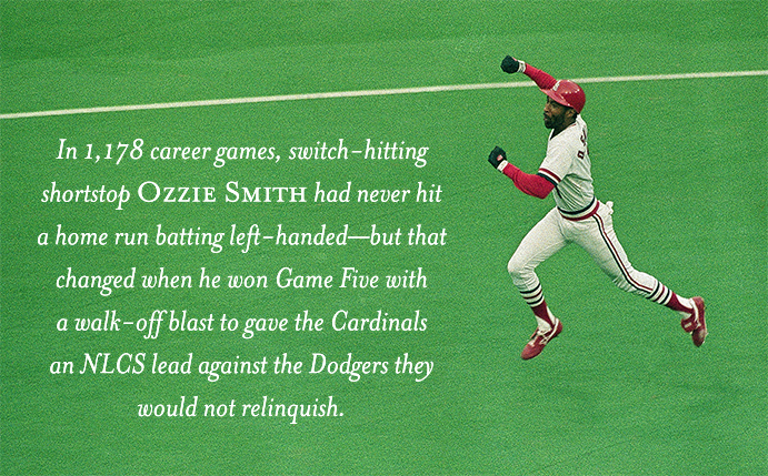 Ozzie Smith’s left-handed home run in the 1985 NLCS