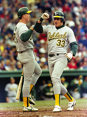 Mark McGwire and Jose Canseco