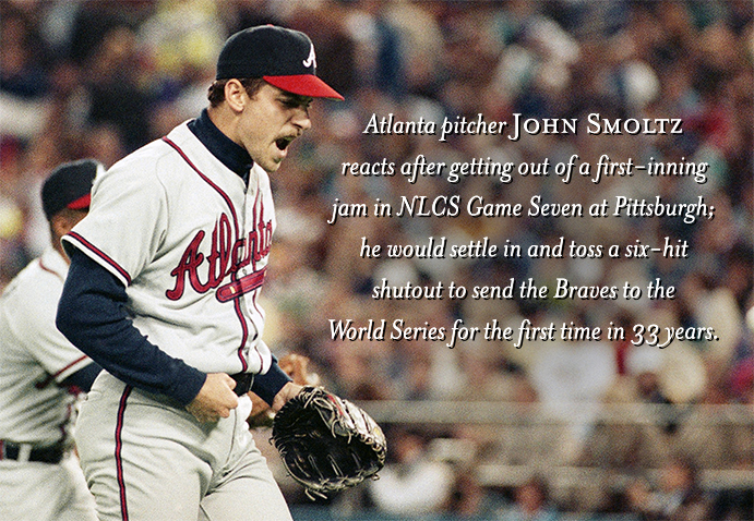 John Smoltz during 1991 NLCS