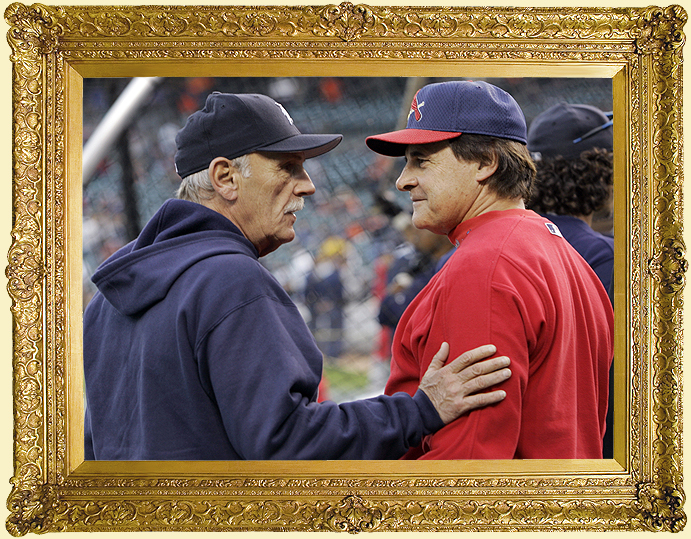 Jim Leyland and Tony La Russa