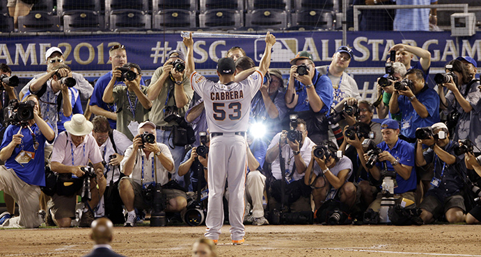 Melky Cabrera after the 2012 All-Star Game