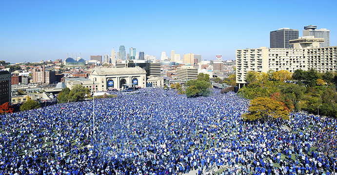 World Series celebration in Kansas City, 2015