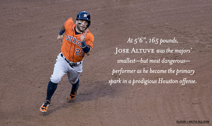 Major League Baseball Modern Jose Altuve (Houston Astros) 3 3/4-Inch  ReAction Figure