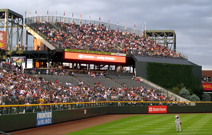 Full Seam Ahead on X: Ballpark Review: Coors Field home of the