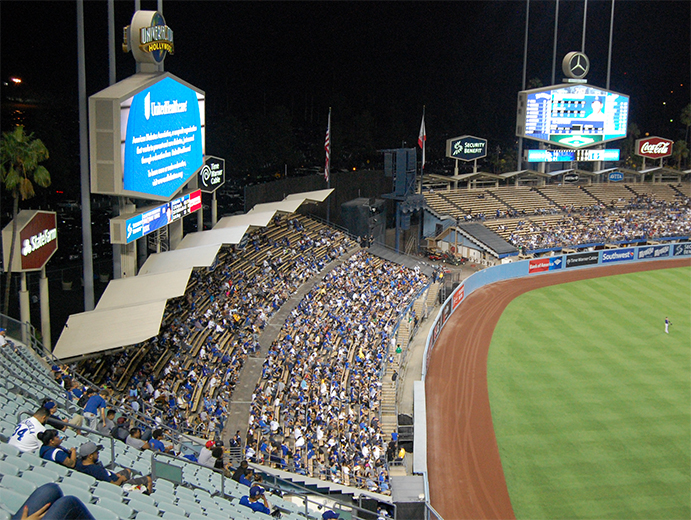 Dodger Stadium Bleachers