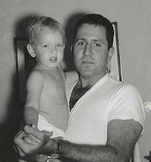 A very young Ed Attanasio with his father
