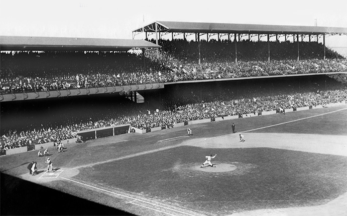 Identified! [Baseball game at Griffith Stadium, Washington…