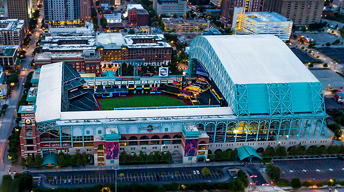 Minute Maid Park, MLB's Second Retractable-Roof-Ballpark