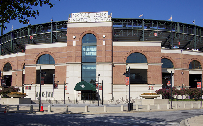 Home Plate entrance to Oriole Park at Camden Yards