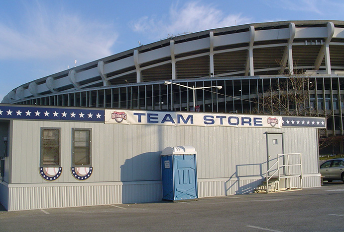 Temporary team store outside of RFK Stadium