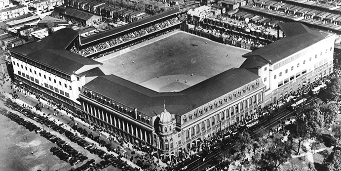 connie mack stadium,shibe park,philadelphia baseball stadium,old ballparks,old  stadiums,lost ballparks,home plate view,outfield,bleachers,north philly  Zipper Pouch for Sale by Nostrathomas66