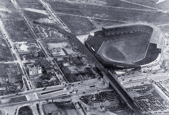 Old Yankee Stadium Aerial 1923