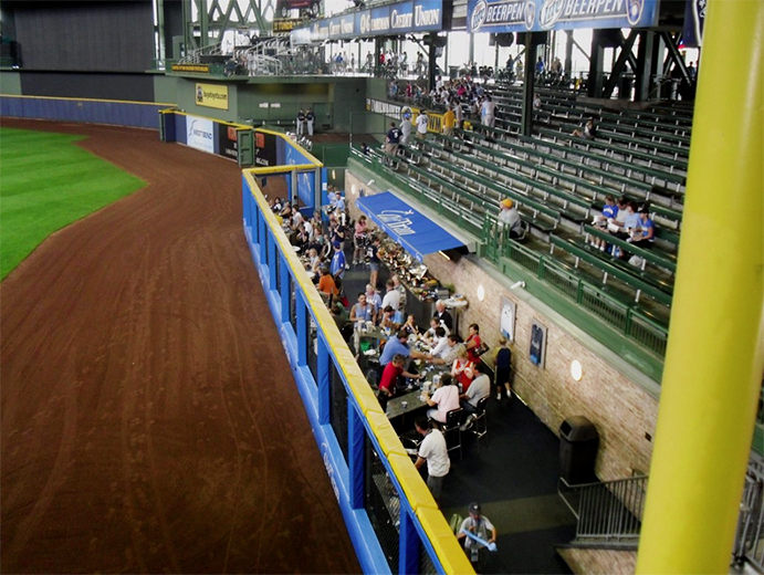 American Family Field Right Field Corner