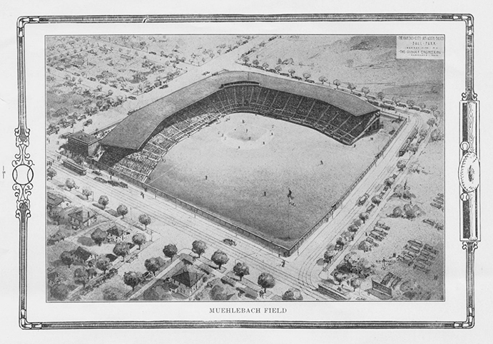 Illustration of Muehlebach Field, 1923