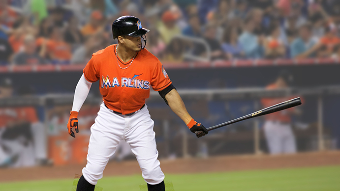 Paint-clad Marlins slugger Giancarlo Stanton covers latest issue