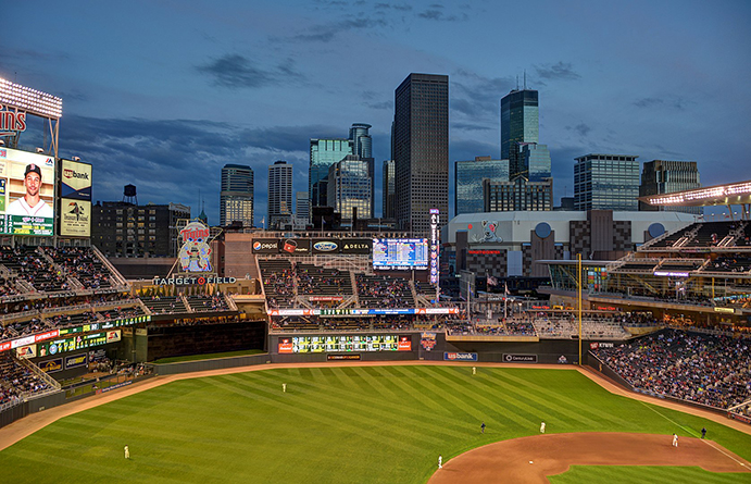 Target Field Downtown View