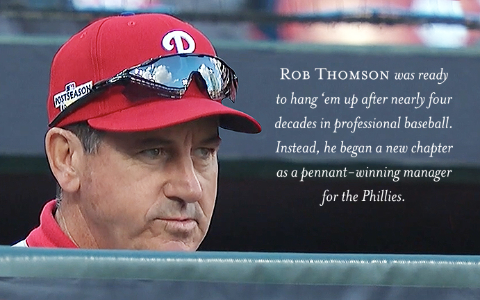 Phillies manager Rob Thomson