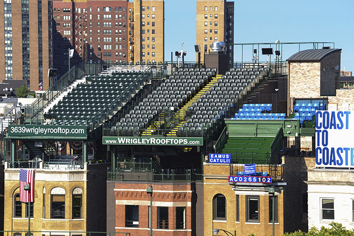 Wrigley Field Outfield Rooftop Seats