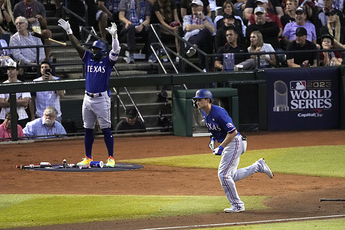 Texas' Corey Seager homers in Game Three of World Series