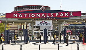 Nationals Park center-field gate